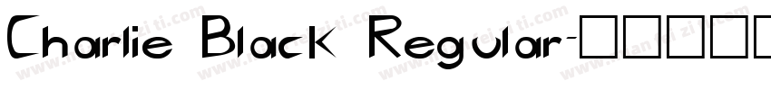 Charlie Black Regular字体转换